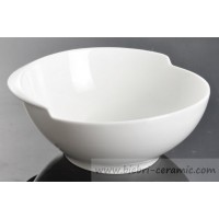 Super White Round Shape Elegant Designed 8 Inch Restaurant Bowls