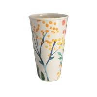 Sebest Factory Melamine new plant patter round melamine cup 300ml cup melamine sell