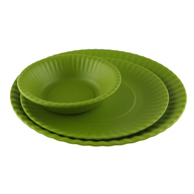 green melamine plates thin melamine dish hot sell