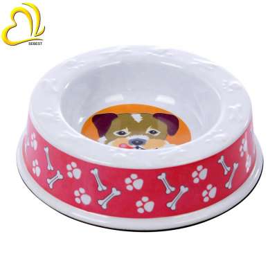 Custom Picture  Plastic Pet Feeding  Bowl dog food bowl