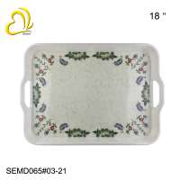 2020 love you love marble melamine hotel tray welcome tray