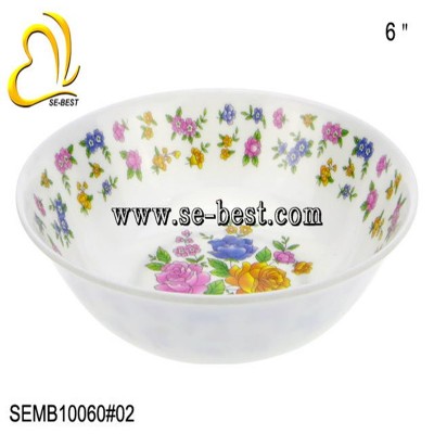 SEBEST Factory Direct Selling Melamine Bowl 6 Inch flower round Environmentally Friendly bowl