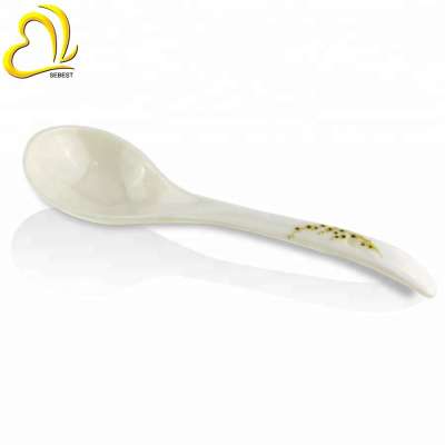 wholesale porcelain imitating dinner soup melamine spoon