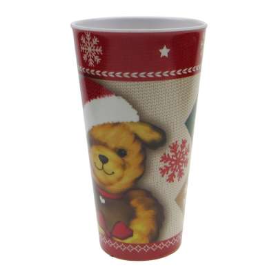 red color cartoon pattern Christmas series coffee mug melamine mug cup