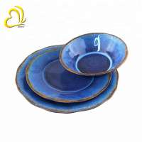 Europe Pop Rustic Melamine Dinnerware Set