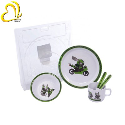 food safe melamine dinnerware set for children