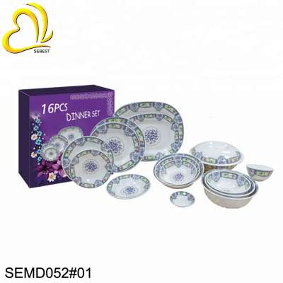 16pcs melamine dinnerware set