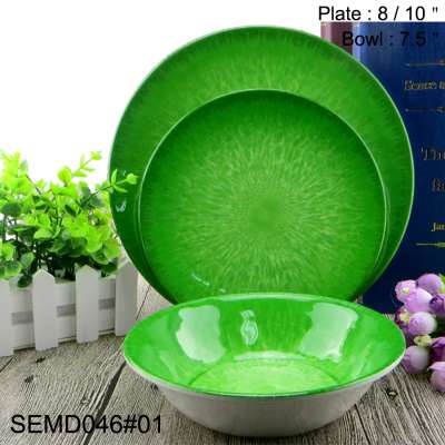 Sebest factory Custom Design 12pcs Melamine dinner set ,Tableware For 4 People high quality melamine tableware