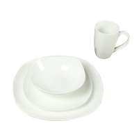 Wholesale new arrival white fine porcelain dinnerware dinner set with high quality