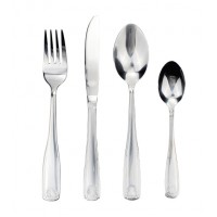 New european style hammered family hotel eating utensil spoonfork dinnerware cutlery set of stainless steel