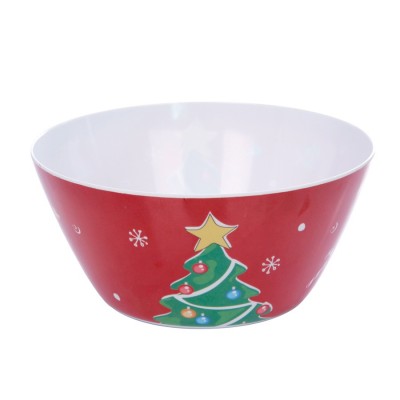 two size chosen Red To celebrate Christmas melamine plates and bowls bowls melamine