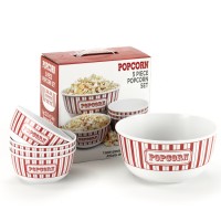 plastic melamine popcorn kernels packing bowl popcorn container